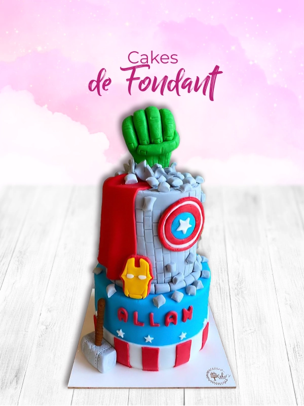 tortas en fondant