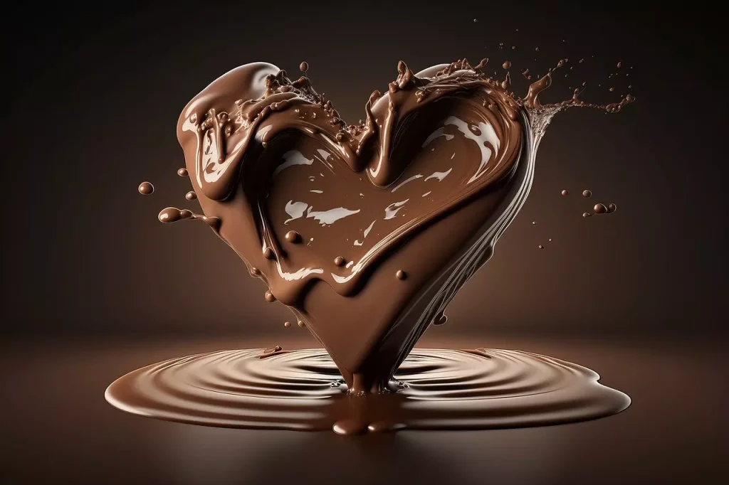 corazon de chocolate