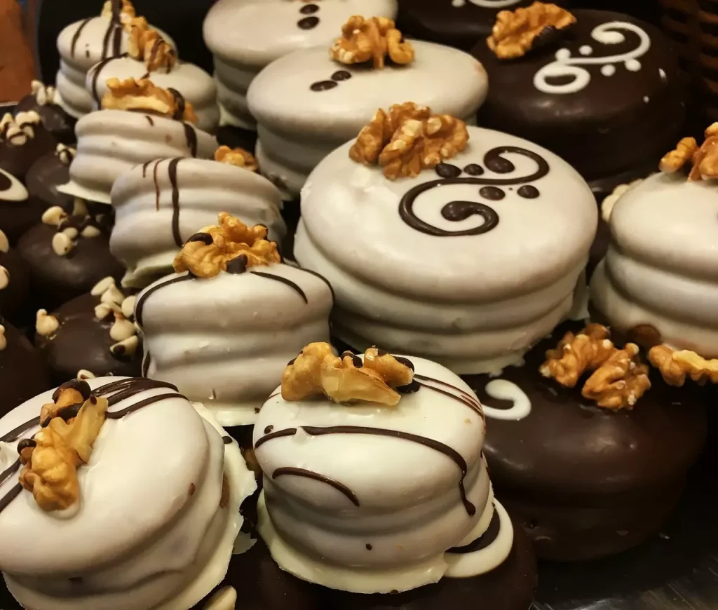 alfajores de chocolate
