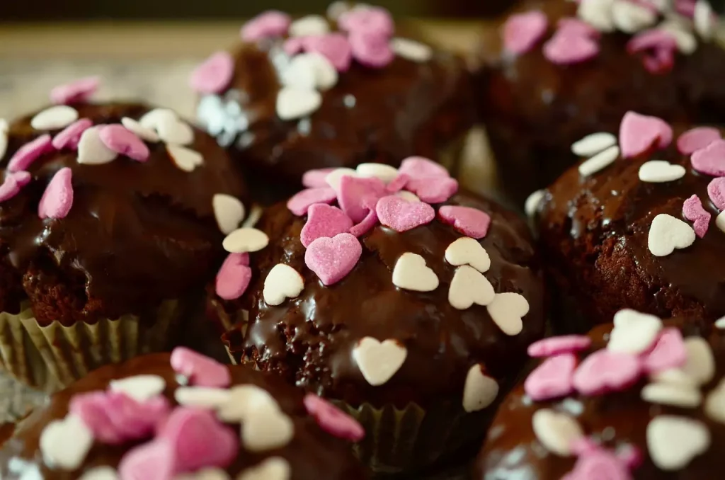 cupcakes de chocolate gourmet
